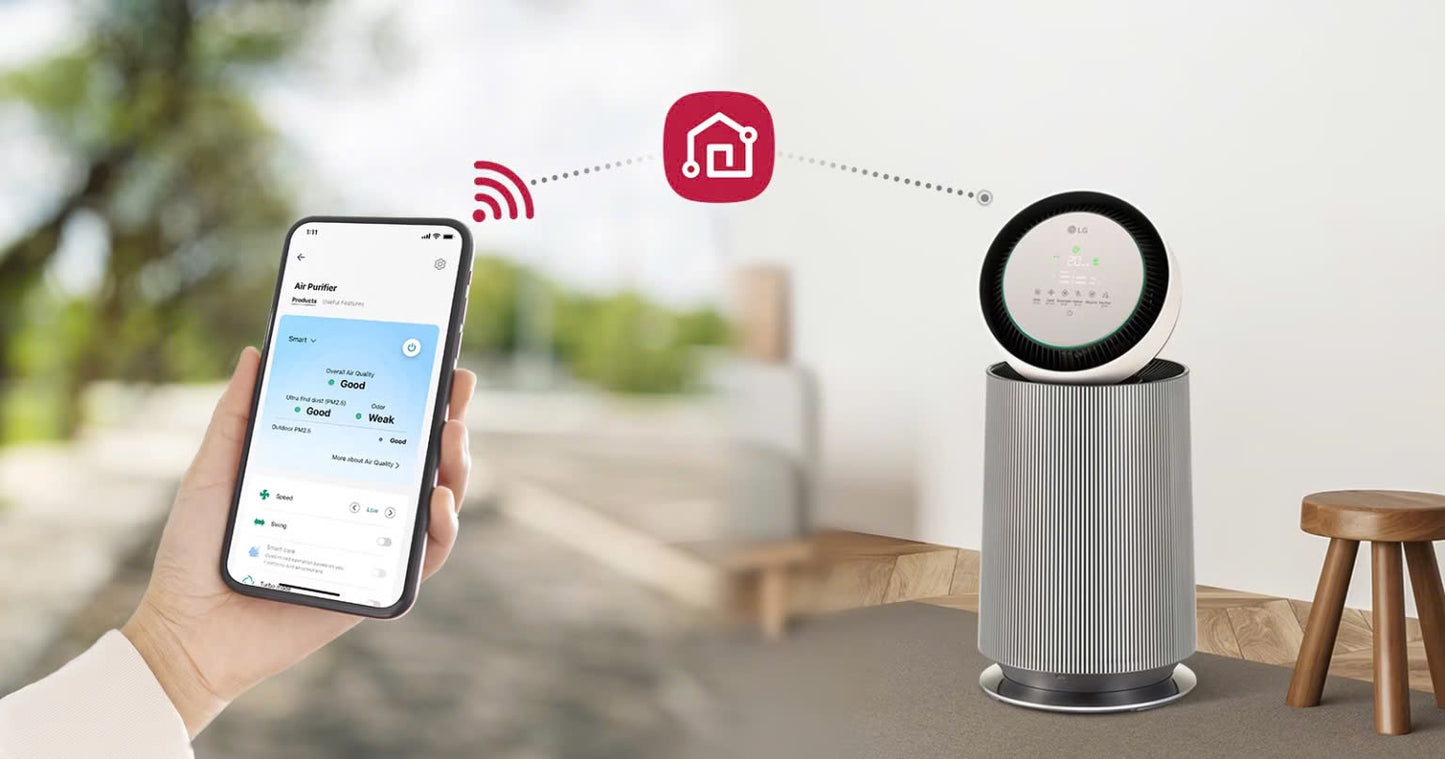 LG PuriCare 360 Alpha PET AS65GDBY0 (61m²)